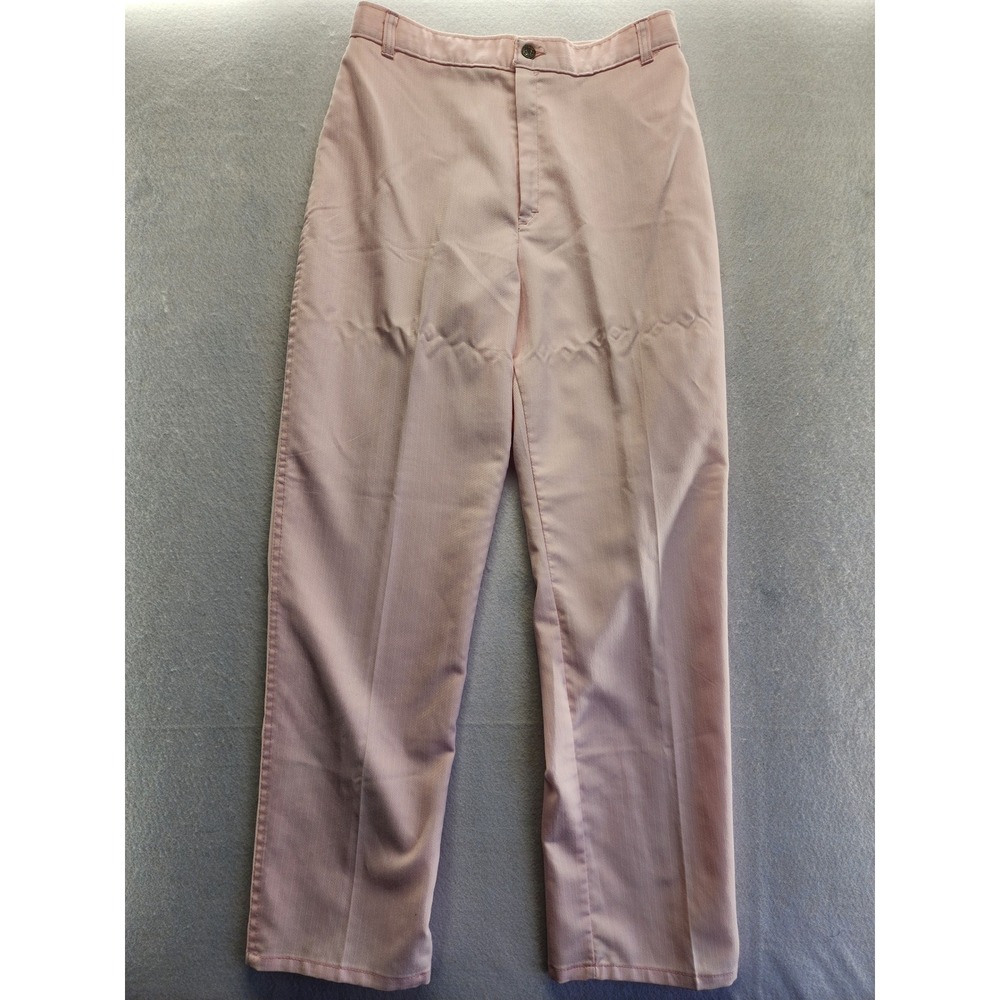 Vintage Pink High Waisted Straight Leg Pants Size 16 - Picture 7 of 9